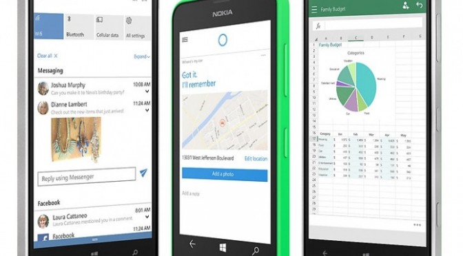 ไมโครซอฟท์, Lumias ,Windows 10