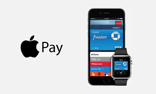 Apple Pay,Starbucks, KFC , Chili's ,